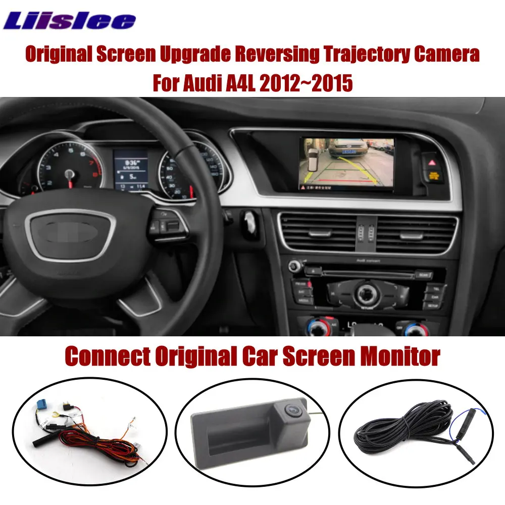 Liislee Car Reverse Trunk Handle Camera For Audi A4L 2012~2015 Compatible With Original Screen / Intelligent Dynamic trajectory
Liislee Car Reverse Trunk Handle Camera For Audi A4L 2012~2015 Compatible With Original Screen / Intelligent Dynamic trajectory