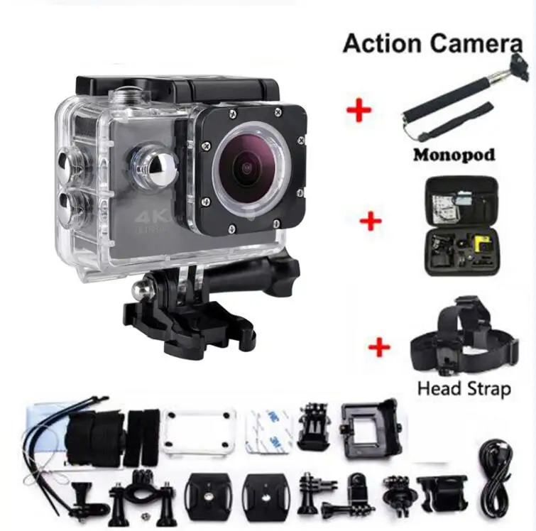HD Action Camera wifi for go pro hero 4 Extreme Sports cam Video 1080P 30m Waterproof sports camrea Extra head strap+bag+Monopod
HD Action Camera wifi for go pro hero 4 Extreme Sports cam Video 1080P 30m Waterproof sports camrea Extra head strap+bag+Monopod