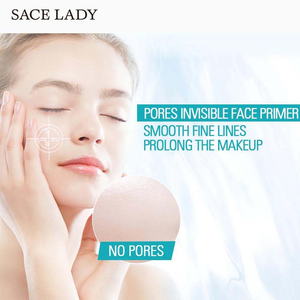 Основа для макияжа SACE LADY Face Primer натуральная матовая основа невидимые поры