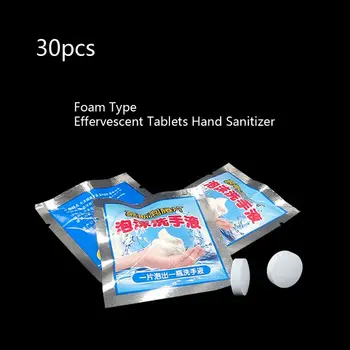 30Pcs Foam Hand Sanitizer Instant Antibacterial Effervescent Tablets Hand Wash G6KE
30Pcs Foam Hand Sanitizer Instant Antibacterial Effervescent Tablets Hand Wash G6KE