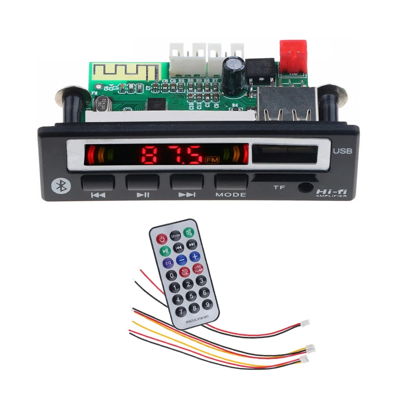 Bluetooth 5.0 MP3 Decoder Audio Board MP3 Player Music Wireless Receiver USB TF FM Radio Decoding Module For Car Accessories DIY
Bluetooth 5.0 MP3 Decoder Audio Board MP3 Player Music Wireless Receiver USB TF FM Radio Decoding Module For Car Accessories DIY