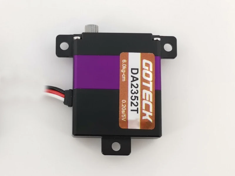 Goteck digital 26g mini dc servo motor DA2352T with 6.0/7.2kg-cm 4.8-6V iron core for Car model/ Aircraft
Goteck digital 26g mini dc servo motor DA2352T with 6.0/7.2kg-cm 4.8-6V iron core for Car model/ Aircraft