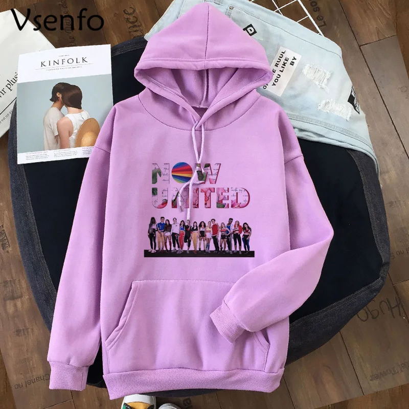 

Women Sweatshirts Now United Roupas Hoodies Harajuku Pullover Sweatshirt with Hood Korean Style Womens Hoodies Pullover