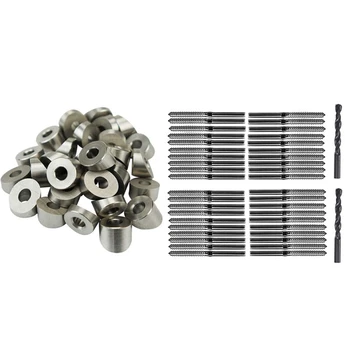 2 Set Accessories: 1 Set 1/4 Inch 30 Degree Angle Washer & 1 Set Left Handed Thread Swage Lag Screws Wood Baluster Kit
2 Set Accessories: 1 Set 1/4 Inch 30 Degree Angle Washer & 1 Set Left Handed Thread Swage Lag Screws Wood Baluster Kit