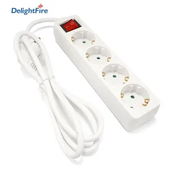 Power Strip With 1.5m ON/OFF Switch 250V 16A 3680W EU 4 Outlet Socket Plug Adapter Extension Wall Socket Power Travel Adapter
Power Strip With 1.5m ON/OFF Switch 250V 16A 3680W EU 4 Outlet Socket Plug Adapter Extension Wall Socket Power Travel Adapter