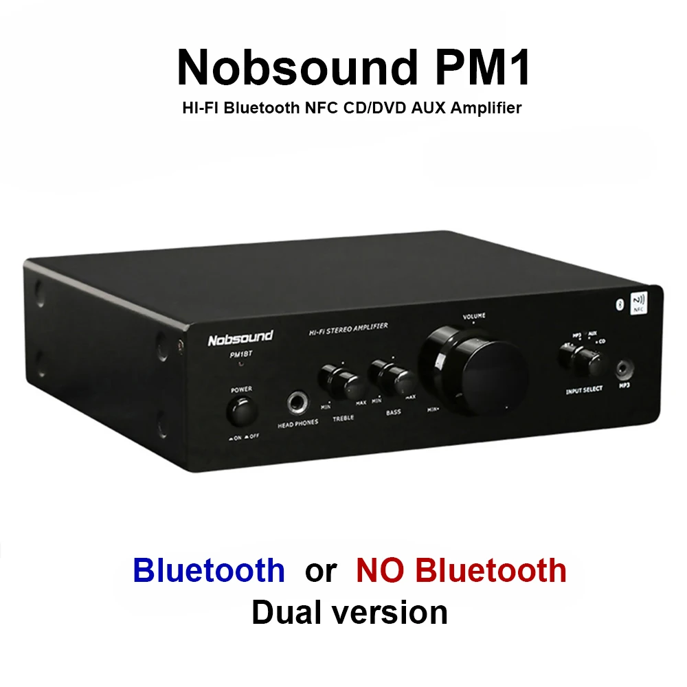 Усилитель Nobsound PM1, Hi-Fi, Bluetooth, NFC, 20 Вт + 20 Вт, BT или без BT, две версии, усилитель мощности 220 В или 110 В
Усилитель Nobsound PM1, Hi-Fi, Bluetooth, NFC, 20 Вт + 20 Вт, BT или без BT, две версии, усилитель мощности 220 В или 110 В