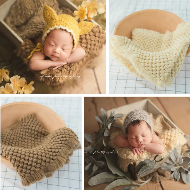 Newborn Photography Props Baby Soft Blanket Photography Weaving Pineapple Blanket Multiple Use Carpet Infantil Shoot Accessories
Newborn Photography Props Baby Soft Blanket Photography Weaving Pineapple Blanket Multiple Use Carpet Infantil Shoot Accessories