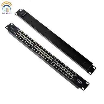 1U PoE injector 24 Port ethernet Injector Mid-span Passive POE Patch Panel power 24 10/100 devices power input 12vto56v
1U PoE injector 24 Port ethernet Injector Mid-span Passive POE Patch Panel power 24 10/100 devices power input 12vto56v