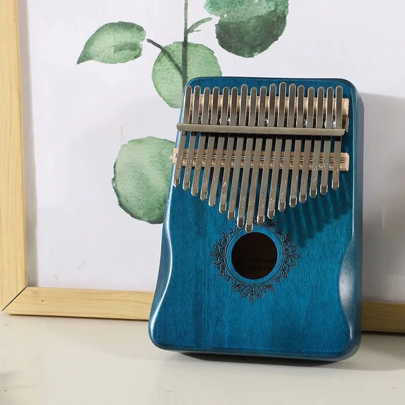 17 Key Kalimba Thumb Piano High Quality Blue Solid Wood Portable Keyboard Instrument Mahogany African Kalimba Finger Piano
17 Key Kalimba Thumb Piano High Quality Blue Solid Wood Portable Keyboard Instrument Mahogany African Kalimba Finger Piano