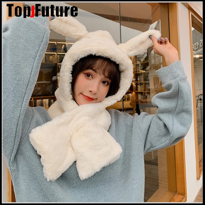 ear move winter cute girl women BUNNY rabbit ears warm hat scarf wind proof neck scarf cap student birthday funny GIFT
ear move winter cute girl women BUNNY rabbit ears warm hat scarf wind proof neck scarf cap student birthday funny GIFT