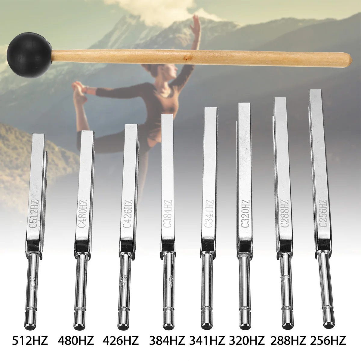 8PCS/set Alloy Tuning Fork Chakra Health Physics Vibration Diagnostic+Mallet Kit+Wooden Box Nervous System Testing Tuning Fork
8PCS/set Alloy Tuning Fork Chakra Health Physics Vibration Diagnostic+Mallet Kit+Wooden Box Nervous System Testing Tuning Fork