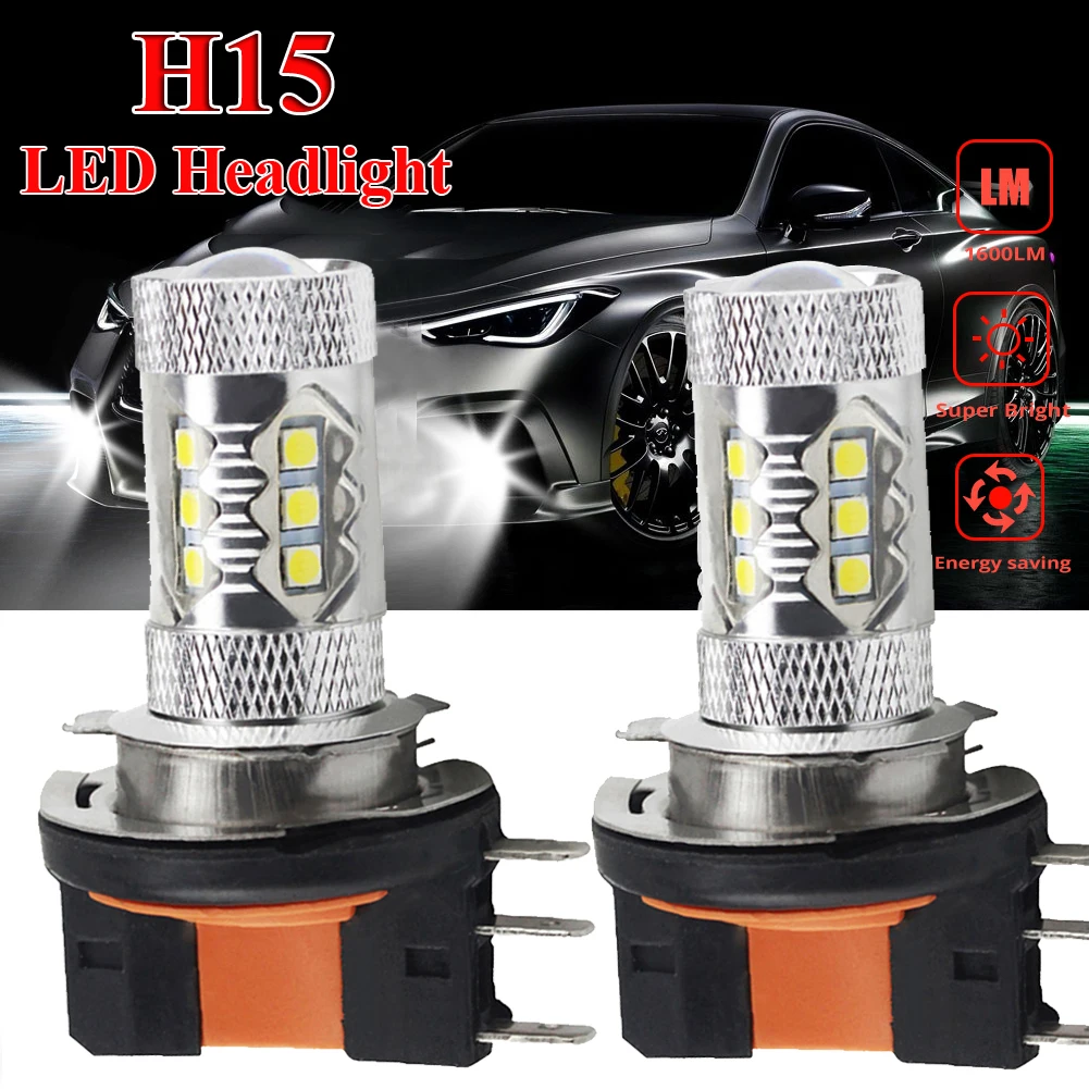 Auto H15 12V 80W Car LED Fog Lamp White 6000K Bulbs For Car Auto External Fog Light Headlight Lamp Car Accessories
Auto H15 12V 80W Car LED Fog Lamp White 6000K Bulbs For Car Auto External Fog Light Headlight Lamp Car Accessories
