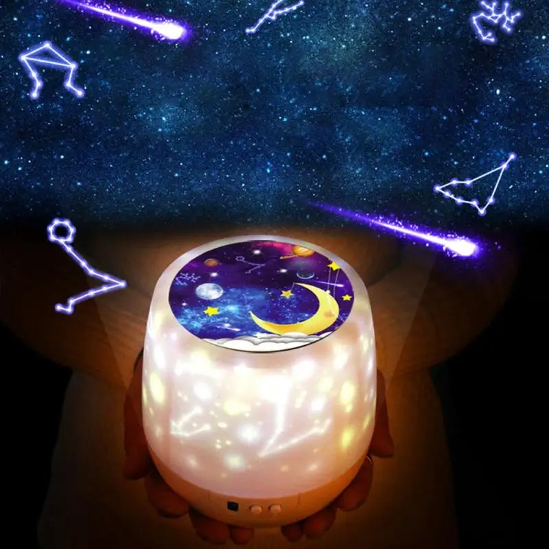 USB Starry Star Night Light Projector Lamp 6 Mold Constellation Undersea World Planet Rotation LED Lighting Kids Room Night Lamp
USB Starry Star Night Light Projector Lamp 6 Mold Constellation Undersea World Planet Rotation LED Lighting Kids Room Night Lamp