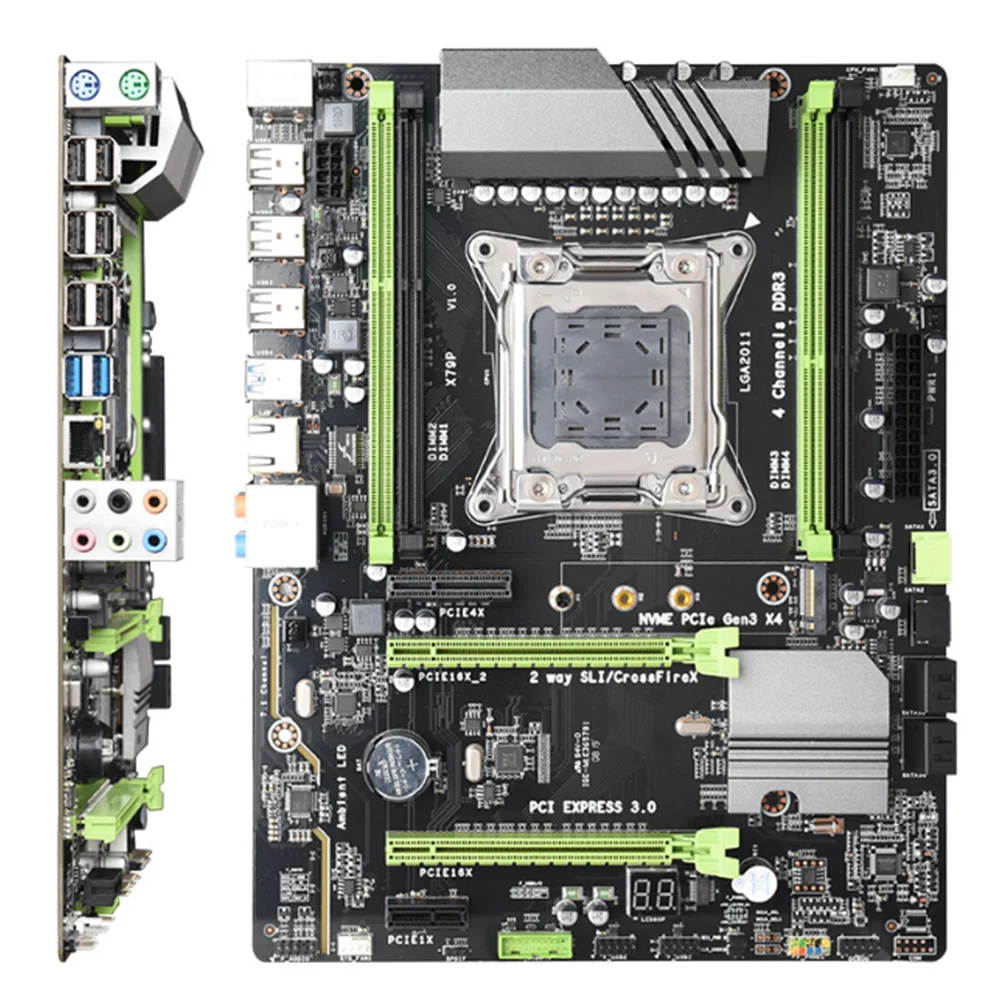 X79P Components DDR3 High Performance USB3.0 SATA3 SSD Desktop Motherboard Replacement LGA2011 Stable ATX Professional
X79P Components DDR3 High Performance USB3.0 SATA3 SSD Desktop Motherboard Replacement LGA2011 Stable ATX Professional