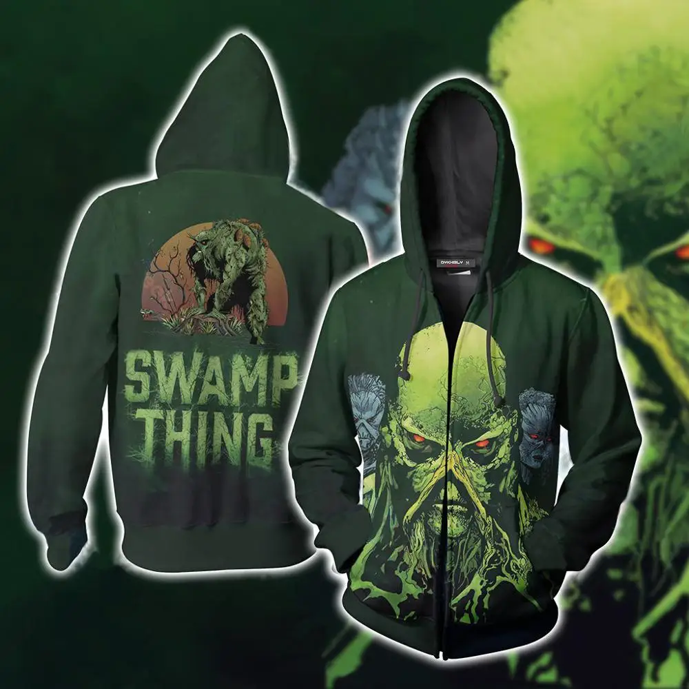 Movie Green Lantern Deathstroke Hoodies Sweatshirts Cosplay Costumes 3D printed fashion men women Swamp Thing hooded jacket
Movie Green Lantern Deathstroke Hoodies Sweatshirts Cosplay Costumes 3D printed fashion men women Swamp Thing hooded jacket