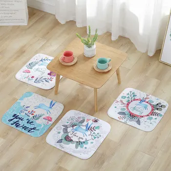 Cartoon Flannel Printed Floor Mat Indoor Floor Bay Window Cushion Sponge Absorbent Chair Cushion Can One Generation
Cartoon Flannel Printed Floor Mat Indoor Floor Bay Window Cushion Sponge Absorbent Chair Cushion Can One Generation
