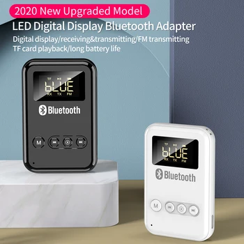 Bluetooth 5.0 Receiver Transmitter LED Digital Display Adapter 3.5MM AUX MP3 TF HIFI A2DP For AirPods PC TV Car Home Speaker
Bluetooth 5.0 Receiver Transmitter LED Digital Display Adapter 3.5MM AUX MP3 TF HIFI A2DP For AirPods PC TV Car Home Speaker