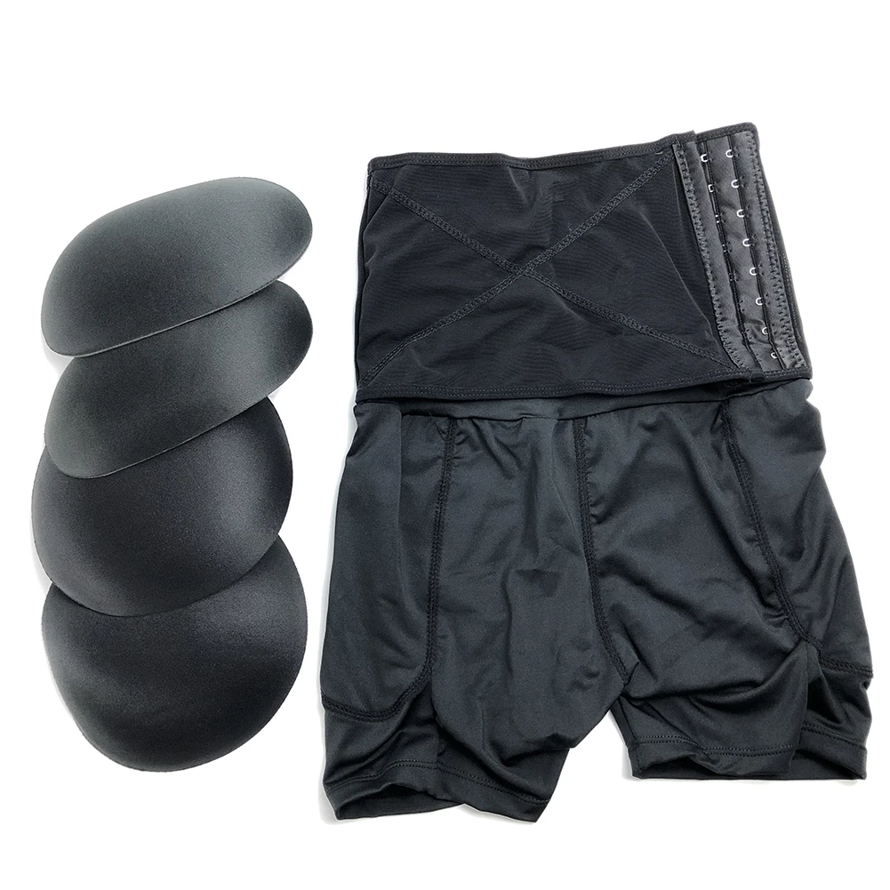 Fashion High Waist Tummy Control Stomach Hip Pad Firm Control Shapewear