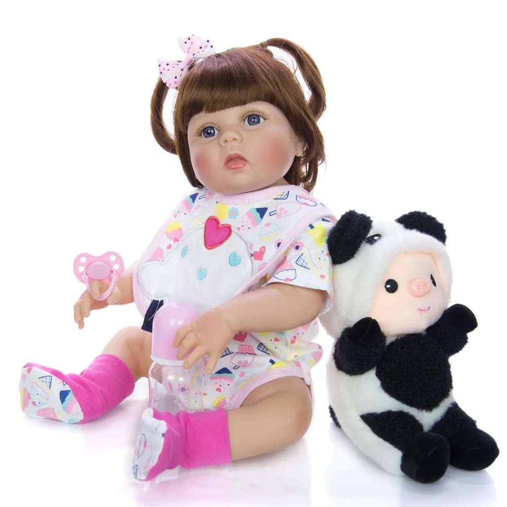 design reborn baby dolls 57 cm full silicone body newborn girl