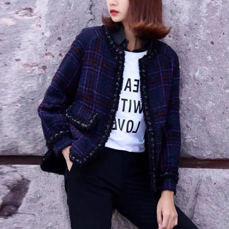 Jehoash Mary Brand WOMEN'S Dress 2019 Autumn And Winter New Style Korean-style Woolen Graceful Short Coat Blouses
