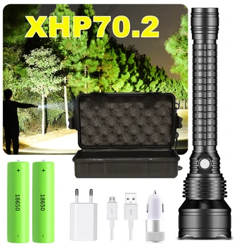 XHP70.2 LED Flashlight USB 18650 Powerful XLamp Rechargeable Torch XHP70 Hunting Lamp SelfDefense Tactial Flashlight
XHP70.2 LED Flashlight USB 18650 Powerful XLamp Rechargeable Torch XHP70 Hunting Lamp SelfDefense Tactial Flashlight