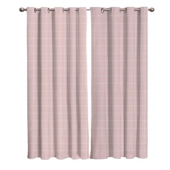 Simple Geometric Grid Pink White Curtains For Kids Boy Girl Bedroom Living Room Cortinas Custom Drape Kitchen Window Curtains
Simple Geometric Grid Pink White Curtains For Kids Boy Girl Bedroom Living Room Cortinas Custom Drape Kitchen Window Curtains