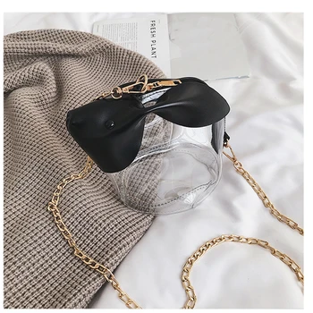 Fashion Chain Shoulder Bag Mini Bag Female Handbag Cute Style Rabbit Point Pu Transparent Handbag Messenger Bag Bolsa Feminina
Fashion Chain Shoulder Bag Mini Bag Female Handbag Cute Style Rabbit Point Pu Transparent Handbag Messenger Bag Bolsa Feminina