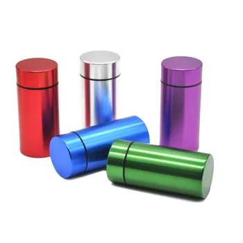 Metal aluminum large pill box storage tank 34MM portable waterproof rubber sealing herb / tobacco flavor container storage tank
Metal aluminum large pill box storage tank 34MM portable waterproof rubber sealing herb / tobacco flavor container storage tank