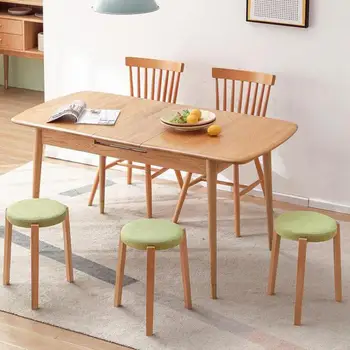 Solid Wood Stool Home Cloth Dining Stool Fashion Creative Small Bench Makeup Stool Simple Round Stool Dressing Stool
Solid Wood Stool Home Cloth Dining Stool Fashion Creative Small Bench Makeup Stool Simple Round Stool Dressing Stool