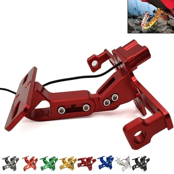 For Yamaha mt 07 09 10 mt-07mt-09 mt-10 FZ07 FZ09 CNC Motorcycle Rear License Plate Mount Holder and Adjustable Angle License