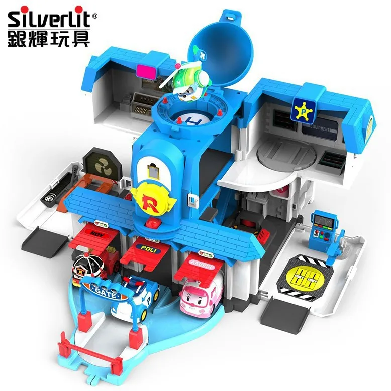 Silverlit Poli Transformation Police Perley Rescue Team Headquarters Upgraded Robot Toy Set
Silverlit Poli Transformation Police Perley Rescue Team Headquarters Upgraded Robot Toy Set