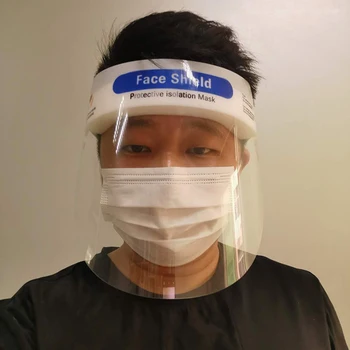 1*protection Face Shield Transparent Safety Protective Full Face Cover Anti Droplet Face Shield High Quality
1*protection Face Shield Transparent Safety Protective Full Face Cover Anti Droplet Face Shield High Quality