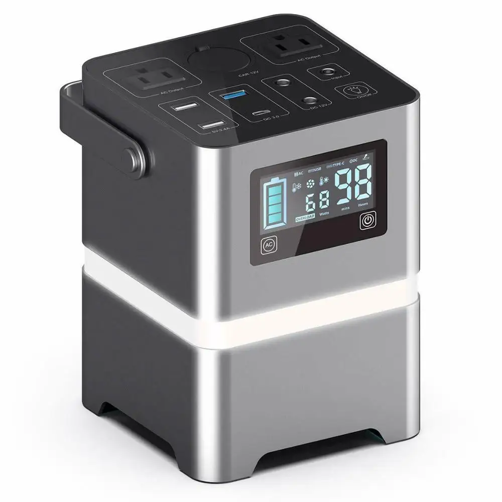 Portable Power Station 200W Pure Sine Wave 2 AC Outlets,QC3.0 USB, Solar Generator for Home Use Camping Travel
Portable Power Station 200W Pure Sine Wave 2 AC Outlets,QC3.0 USB, Solar Generator for Home Use Camping Travel