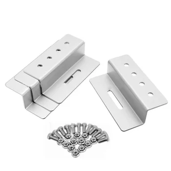 4PCS Aluminum Z Bracket Set For Solar Panel Mounting Flat Roof Wall Mount Kit Stainless Steel Nuts And Bolts Extra Edges Design
4PCS Aluminum Z Bracket Set For Solar Panel Mounting Flat Roof Wall Mount Kit Stainless Steel Nuts And Bolts Extra Edges Design