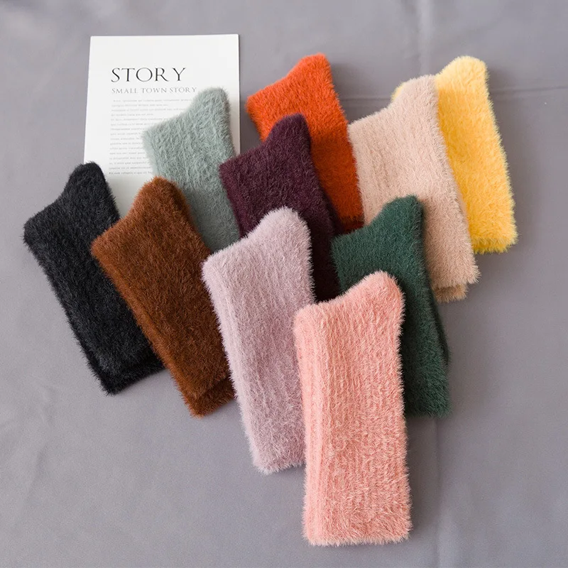 Autumn and Winter Thickening Plus Velvet Tube Socks Color Wool Socks Female Coarse Needle Mink Pile Pile Socks Floor Socks
Autumn and Winter Thickening Plus Velvet Tube Socks Color Wool Socks Female Coarse Needle Mink Pile Pile Socks Floor Socks