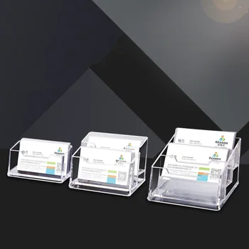 1/2/3 Grid Business Card Display Shelf Transparent Business Card Shelf Multilayer Acrylic Material Household Storage Collectible
1/2/3 Grid Business Card Display Shelf Transparent Business Card Shelf Multilayer Acrylic Material Household Storage Collectible