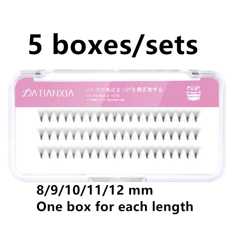 5 boxes/sets Premade fans eyelash extension 3 rows short stem 10D lashes Russian volume lash extension mink Makeup Tools
5 boxes/sets Premade fans eyelash extension 3 rows short stem 10D lashes Russian volume lash extension mink Makeup Tools