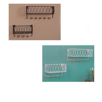 Delicate Wall Mounted Mail Storage Rack Practical Key Holder for Storage Use Size S (Black)
Delicate Wall Mounted Mail Storage Rack Practical Key Holder for Storage Use Size S (Black)