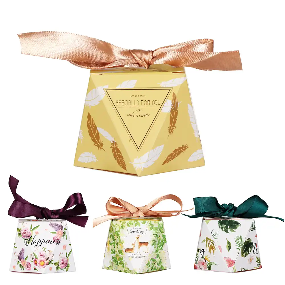 wedding favor box and bags sweet gift candy boxes for baby