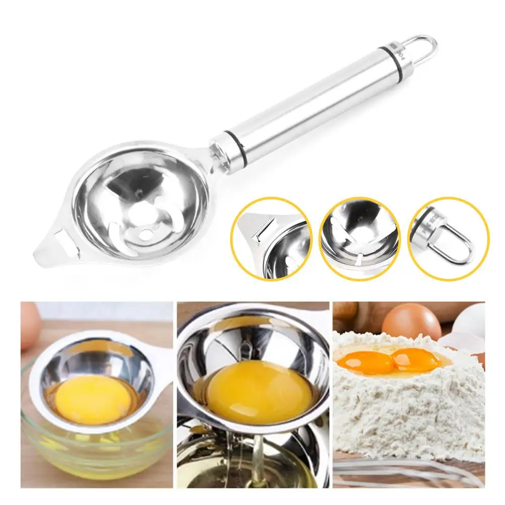 Household Stainless Steel White Egg Yolk Seperator Separator Filter Kitchen Cooking Gadget Sieve Egg Tools White Egg Separator
Household Stainless Steel White Egg Yolk Seperator Separator Filter Kitchen Cooking Gadget Sieve Egg Tools White Egg Separator