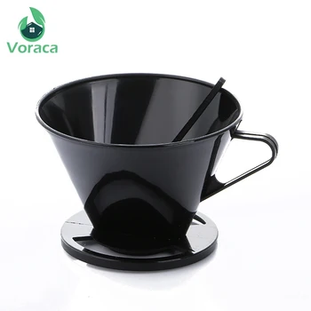 Reusable Plastic Black Coffee Cone Dripper Maker Brewer Single Cup Pour Over Coffee Drip Filter Funnel Barista Tools Accessories
Reusable Plastic Black Coffee Cone Dripper Maker Brewer Single Cup Pour Over Coffee Drip Filter Funnel Barista Tools Accessories