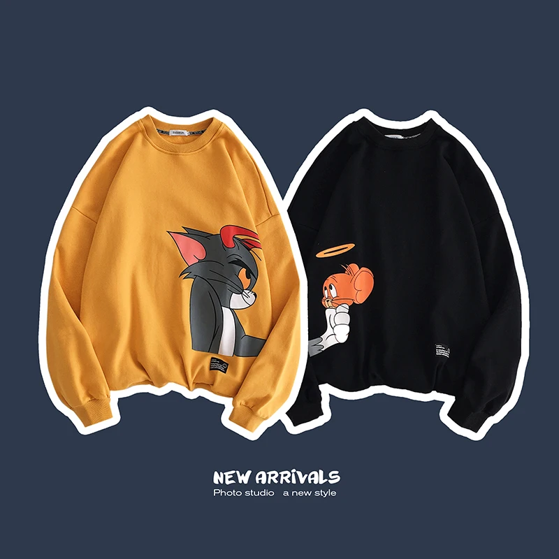 2019 Men's Spring And Autumn New Casual Pattern Printing Long-sleeved Round Neck Hoodies Loose Temperament Trend Cotton
2019 Men's Spring And Autumn New Casual Pattern Printing Long-sleeved Round Neck Hoodies Loose Temperament Trend Cotton