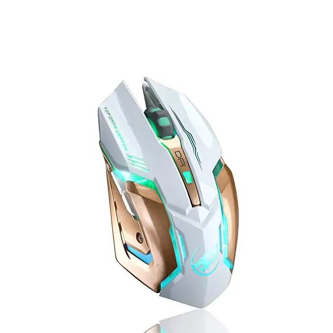 T1 Wireless Mouse Rechargeable Wireless Silent Gaming Mouse Colorful Lights and 4 Gears 2400 DPI 400mah Lithium Battery for PC
T1 Wireless Mouse Rechargeable Wireless Silent Gaming Mouse Colorful Lights and 4 Gears 2400 DPI 400mah Lithium Battery for PC