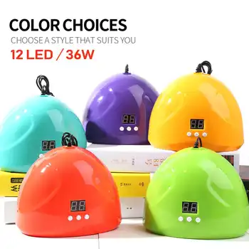36w USB UV LED Nail Lamp 12Pcs LED For Manicure Gel Nail Dryer Drying Nail Polish Lamp 30s/60s/90s Auto Sensor Manicure Tools
36w USB UV LED Nail Lamp 12Pcs LED For Manicure Gel Nail Dryer Drying Nail Polish Lamp 30s/60s/90s Auto Sensor Manicure Tools