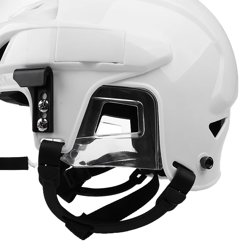 Adjustable Ice Hockey Helmet & Face Combo For Men & Women White M/L Adjustable Ice Hockey Helmet & Face Combo For Men & Women White M/L