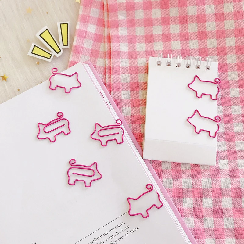 10pc/lot Cute Cartoon Pig Animal Pink Bookmark Paper Clip Hollow Out Metal Binder Clips Notes Letter Paper Clip Binding Supplies
10pc/lot Cute Cartoon Pig Animal Pink Bookmark Paper Clip Hollow Out Metal Binder Clips Notes Letter Paper Clip Binding Supplies