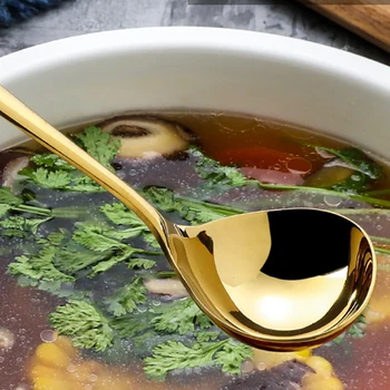 1pc Home Accessories Cooking Utensils Soup Spoon Restaurant Stainless Steel Deep Bottom Table Dinner Long Handle Multi Purpose
1pc Home Accessories Cooking Utensils Soup Spoon Restaurant Stainless Steel Deep Bottom Table Dinner Long Handle Multi Purpose