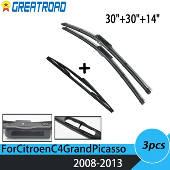 Wiper Front Rear Wiper Blades For Citroen C4 Grand Picasso / C4 Picasso MK1 2008-2013 Windshield Windscreen 30"30"14"
Wiper Front Rear Wiper Blades For Citroen C4 Grand Picasso / C4 Picasso MK1 2008-2013 Windshield Windscreen 30"30"14"