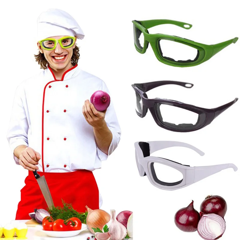 

Kitchen Accessories Onion Goggles Barbecue Safety Glasses Eyes Protector Cooking Tools Black Protective Eyes Kitchen Things