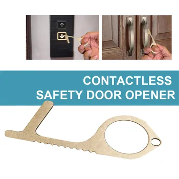 5Pcs Portable No Touch Safe Open Door Assistant Anti Elevator Button Safety Protection Isolation Brass Key Door Opener
5Pcs Portable No Touch Safe Open Door Assistant Anti Elevator Button Safety Protection Isolation Brass Key Door Opener